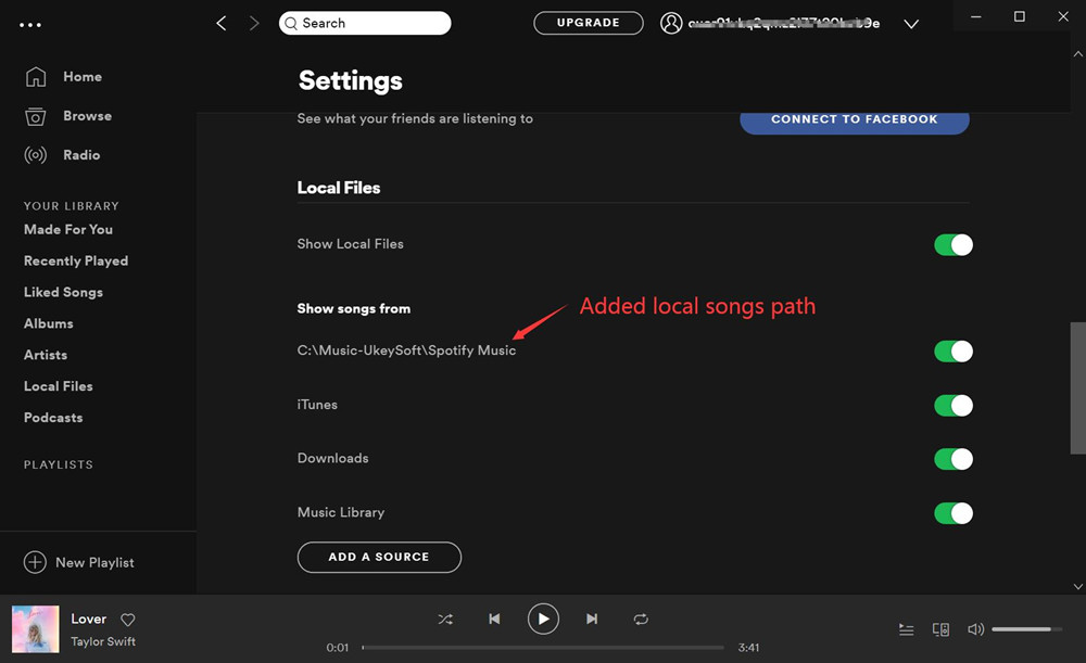 Spotify local download path mac os